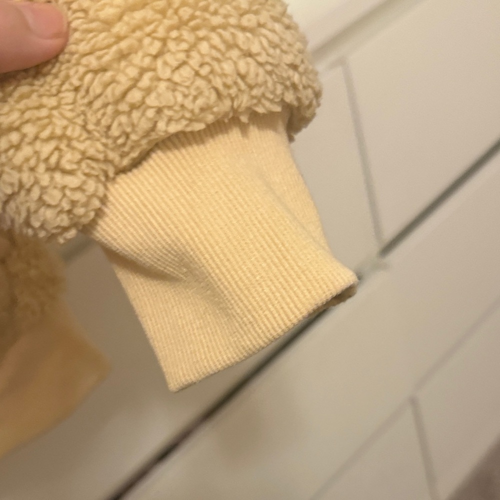 Women's Tan Teddy Jacket - Picture 8 of 13